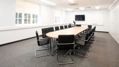 Board Room with large table and chairs at East Durham College