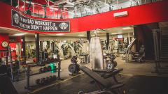 Interior of Impact Gym and some gym equipment