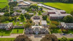 An Aerial Shot of East Durham College's Houghall Campus