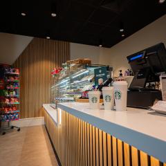 Starbucks coffee shop at EDC Peterlee campus